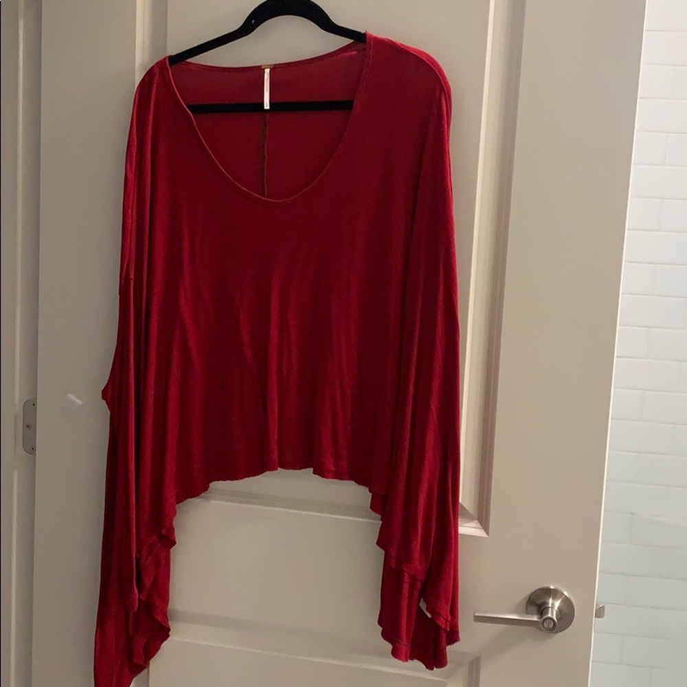 FREE PEOPLE long sleeve Hannah tee